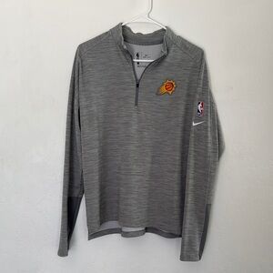 Nike Gray phoenix Suns Quarter-Zip Pullover Women’s